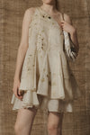 Mutedance 25 Spring/Summer Double Layer Off-shoulder Dress MD-MD25SS06-BEIGE MD25SS05